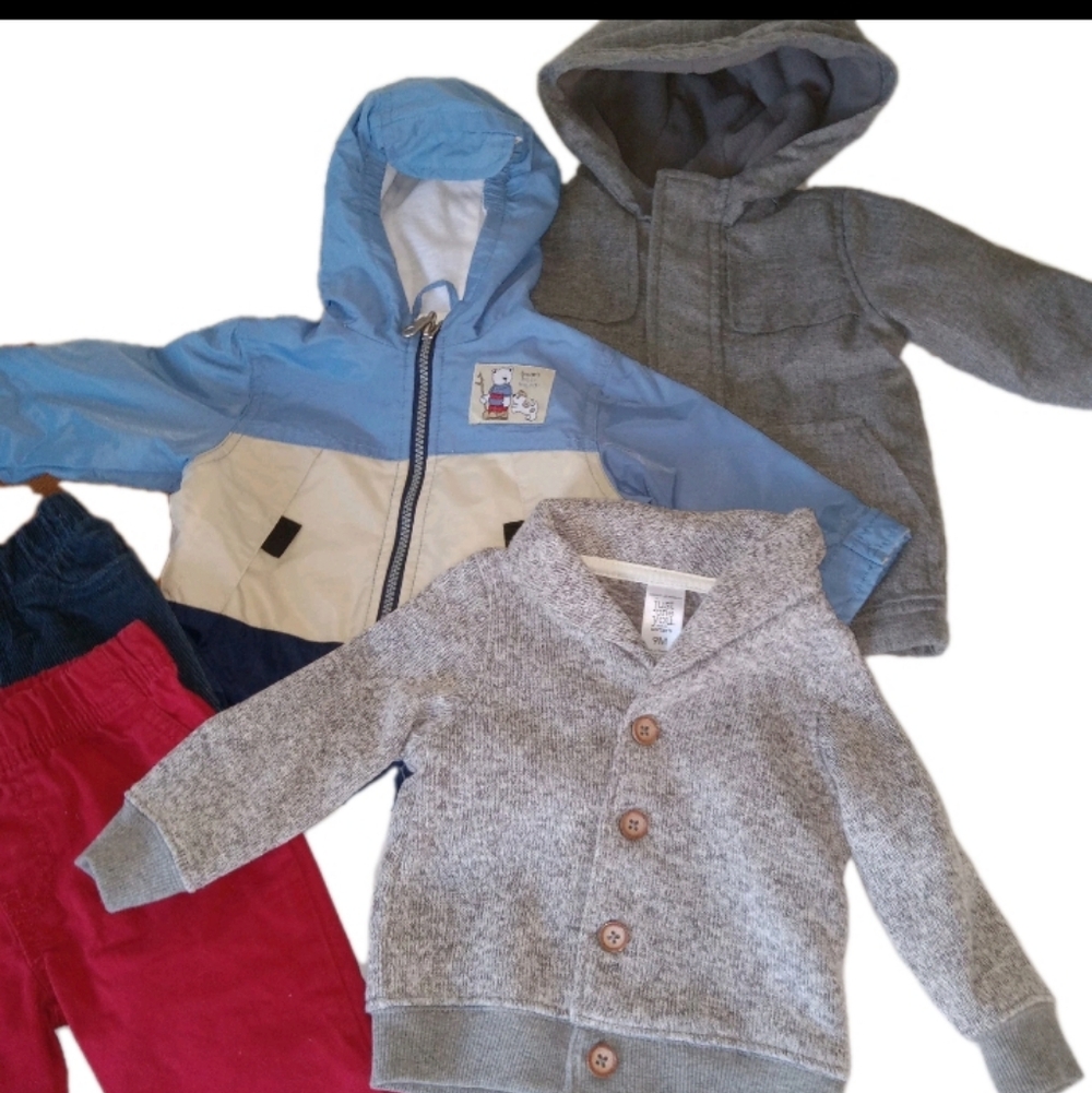 Boys 6 Pc Bundle Mixed Clothing 6-12M - Picture 2 of 7